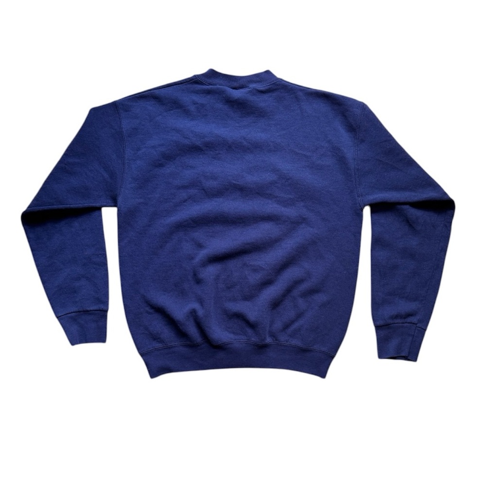 Vintage Navy Blue Tommy Hilfiger Crew Neck Sweatshirt Size M - Picture 4 of 8